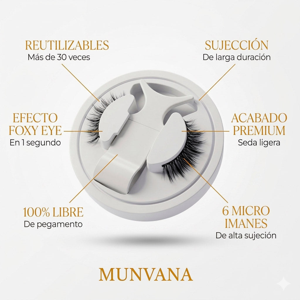 Pestañas Magnéticas MunLash Style™