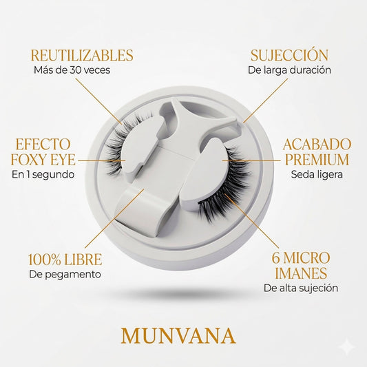 Pestañas Magnéticas MunLash Style™
